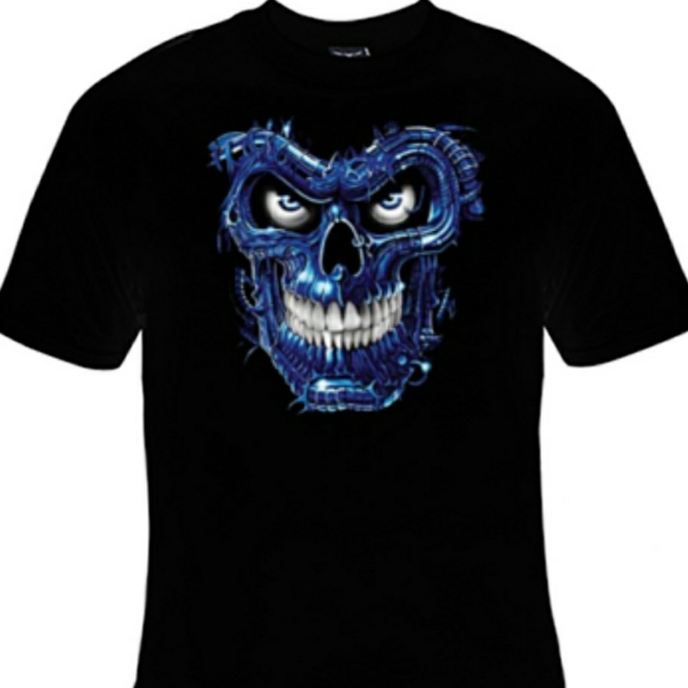 "Terminator  skull" brand new tee.